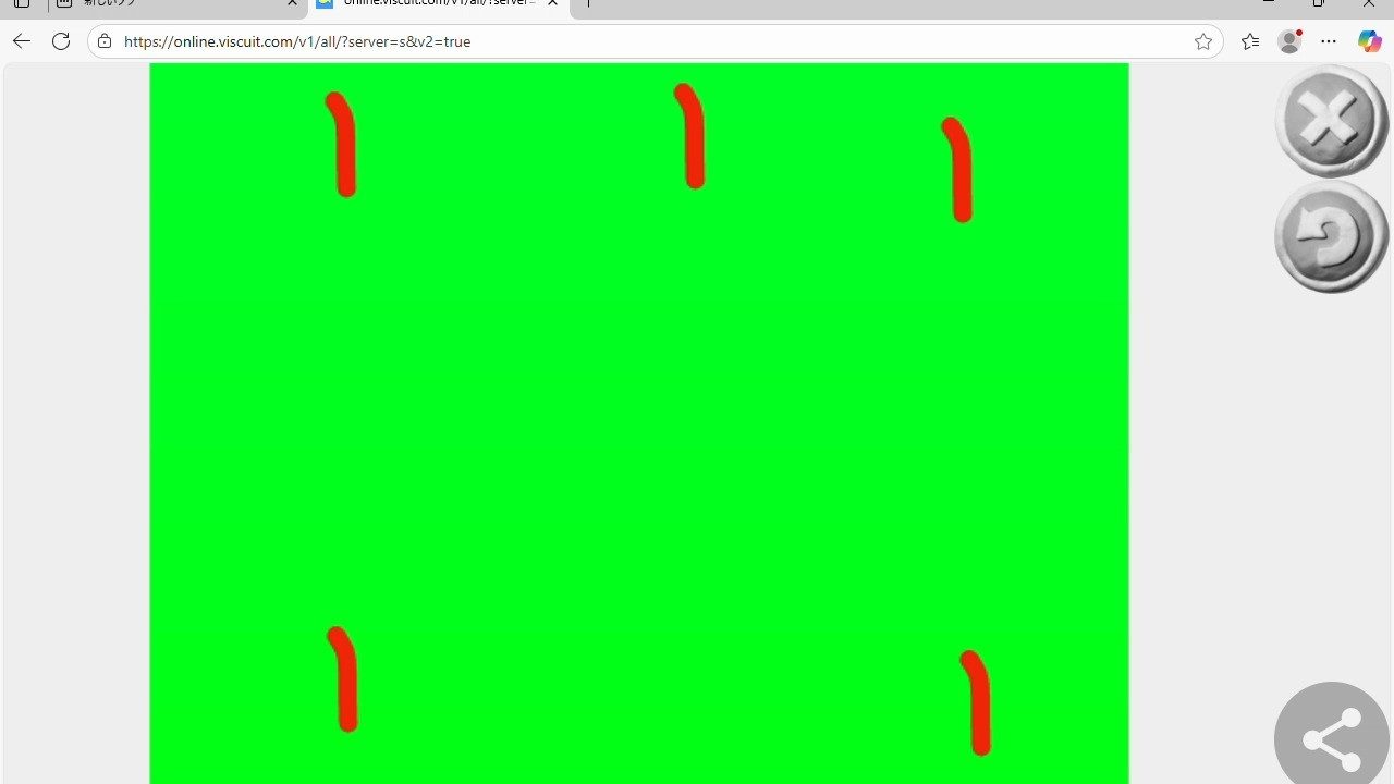 ちょうちょとチューリップ